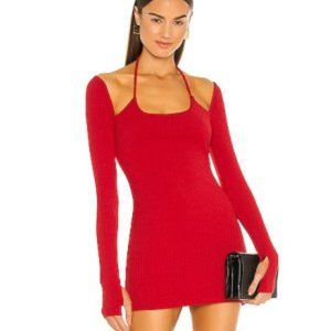 Revolve Julie Mini Dress in Red by H:ours.